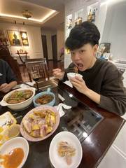 A meal at home
